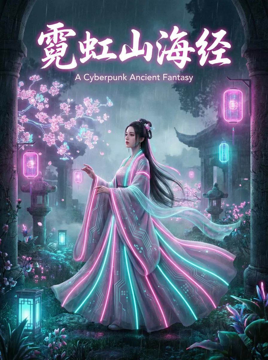 刑柱之地下载 古风奇缘短剧 - 霓虹山海经海报